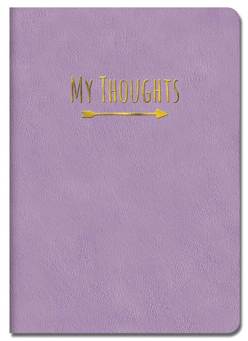 My Thoughts Purple Bound Journal (5.5'' X 7.75'')