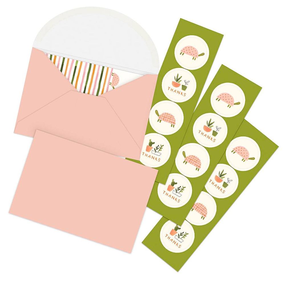 Turtle Garden Thank You Card Set