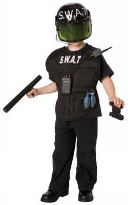 Costumes 196885 S.W.A.T. Officer Child Costume Kit