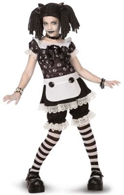 Costumes 196902 Gothic Rag Doll Child-Tween Costume