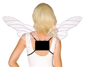 Costumes 199484 Adjustable Pink Cellophane Wings