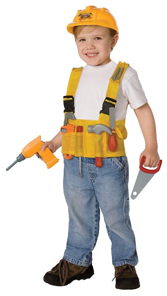 Costumes 211585 Construction Worker Child Costume Kit