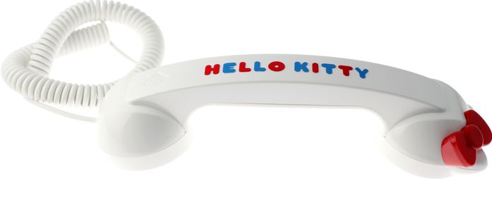 Native Union POP Phone Retro Handset - Hello Kitty White Soft Touch