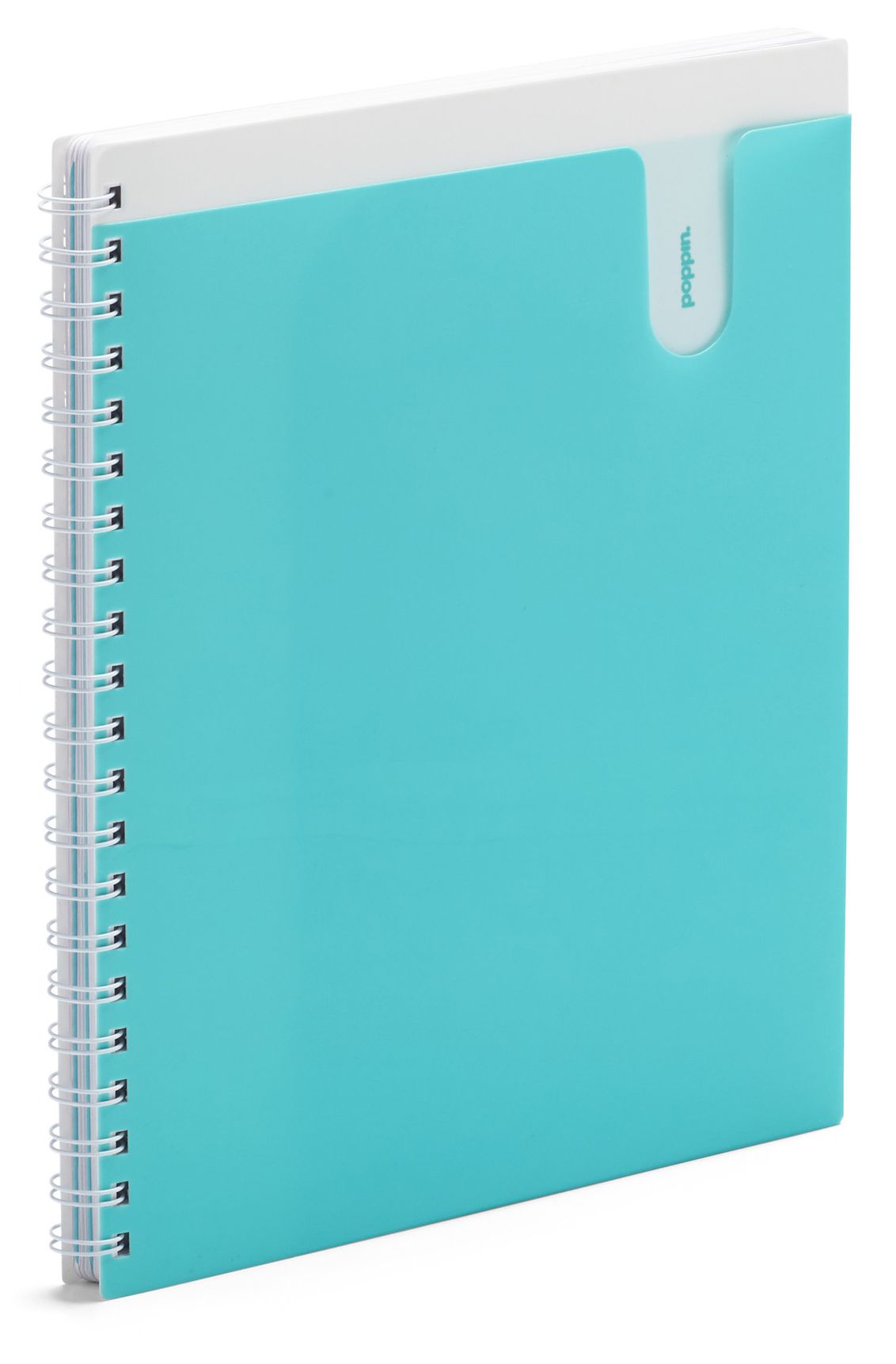 Aqua 1-Subject Pocket Spiral Ruled Notebook