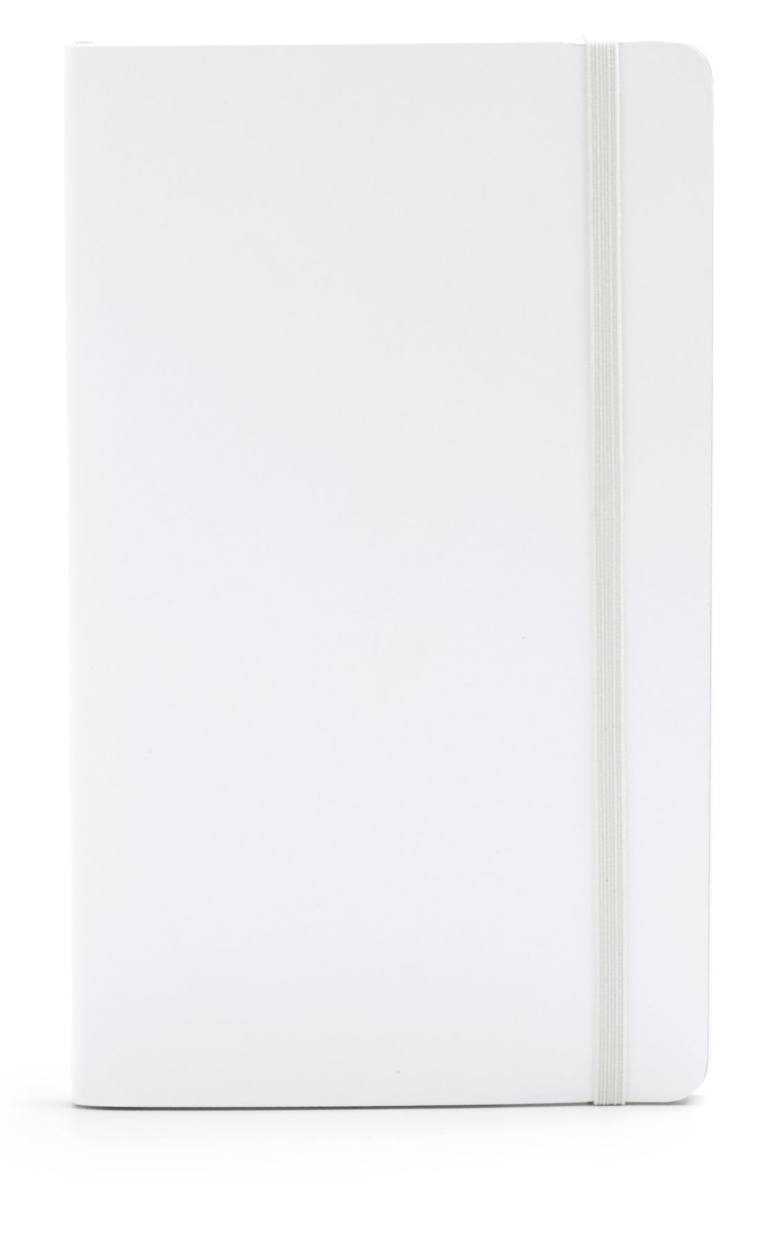 White Medium Soft Cover Ruled Notebook