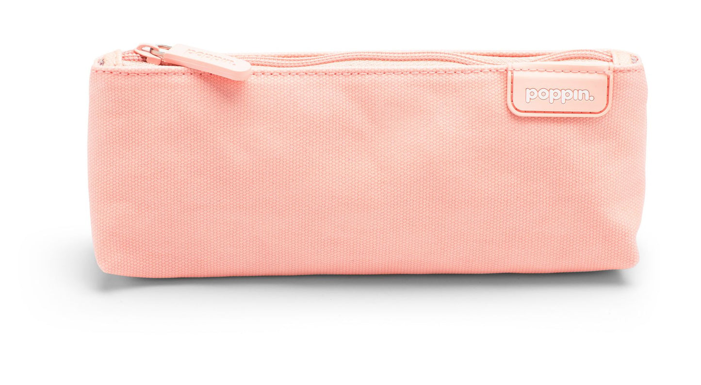 Blush + Light Gray Pencil Pouch