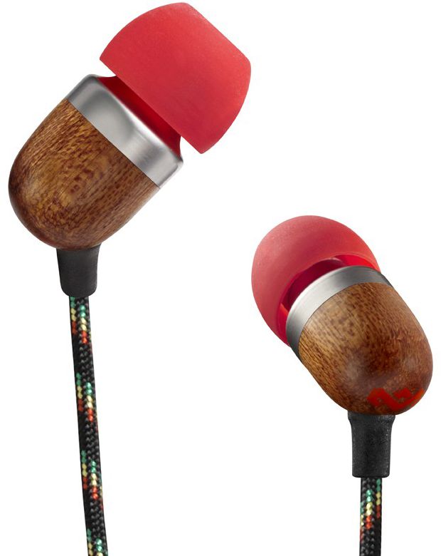 House of Marley Smile Jamaica In-Ear Headphones with Inline Microphone (Fire)