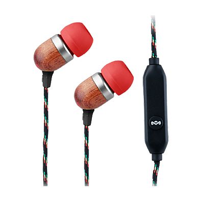 House of Marley Smile Jamaica In-Ear Headphones with Inline Microphone (Fire)