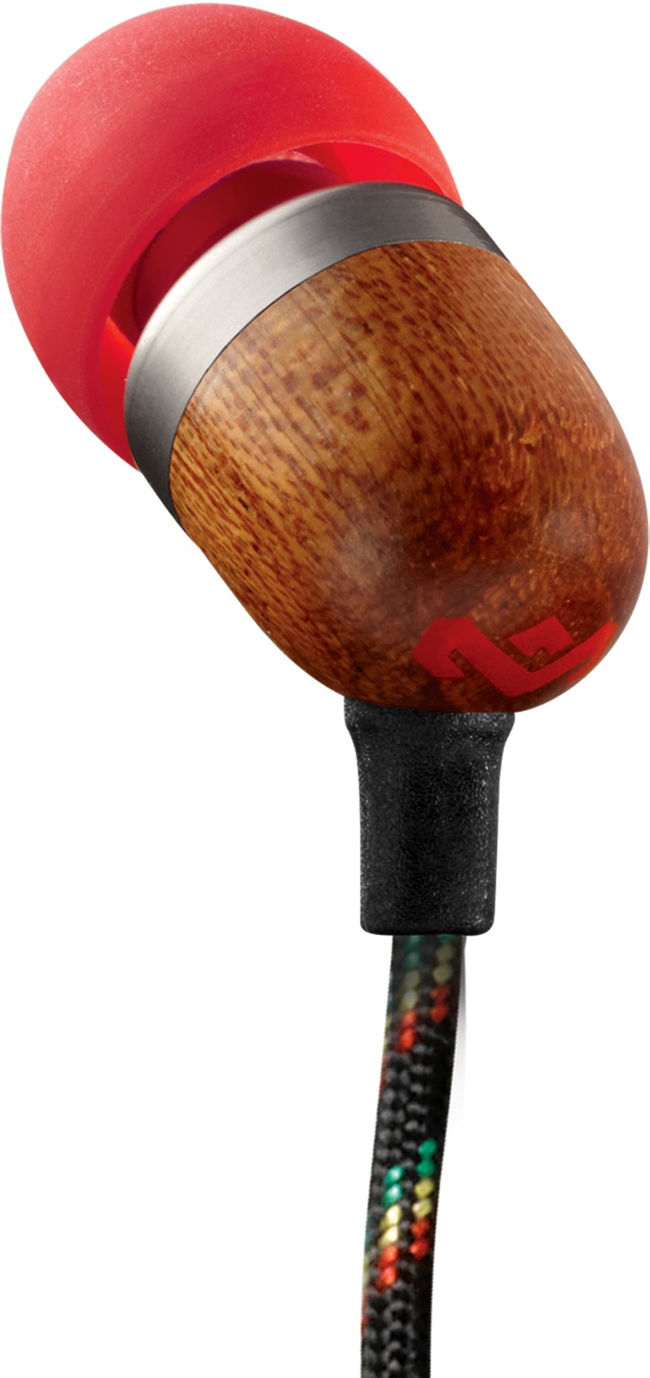 House of Marley Smile Jamaica In-Ear Headphones with Inline Microphone (Fire)