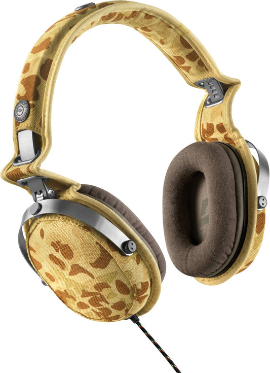 House of Marley EM-JH063-CO Rise Up Over-Ear Headphones with 3-Button Mic - Camo