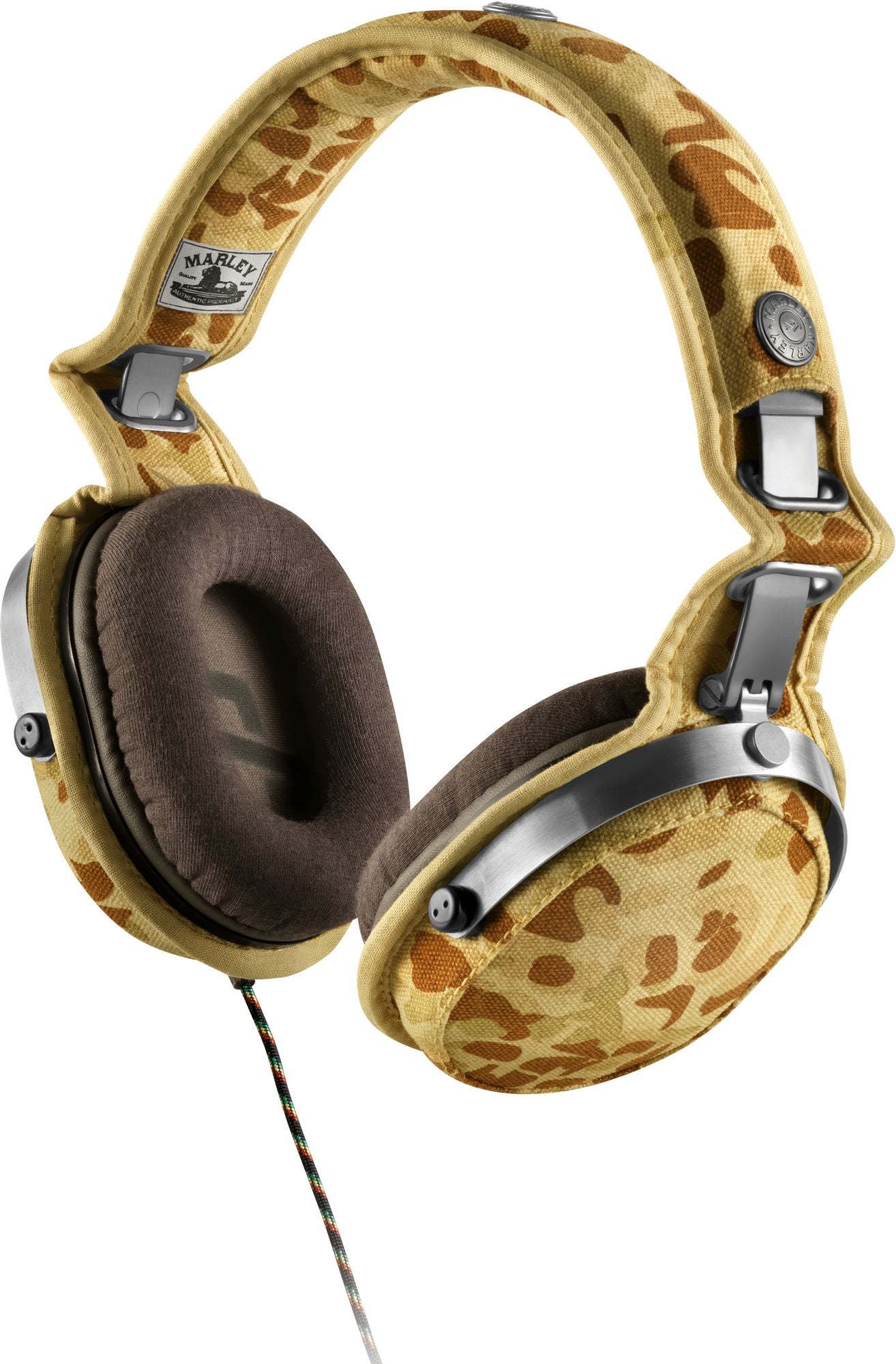 House of Marley EM-JH063-CO Rise Up Over-Ear Headphones with 3-Button Mic - Camo