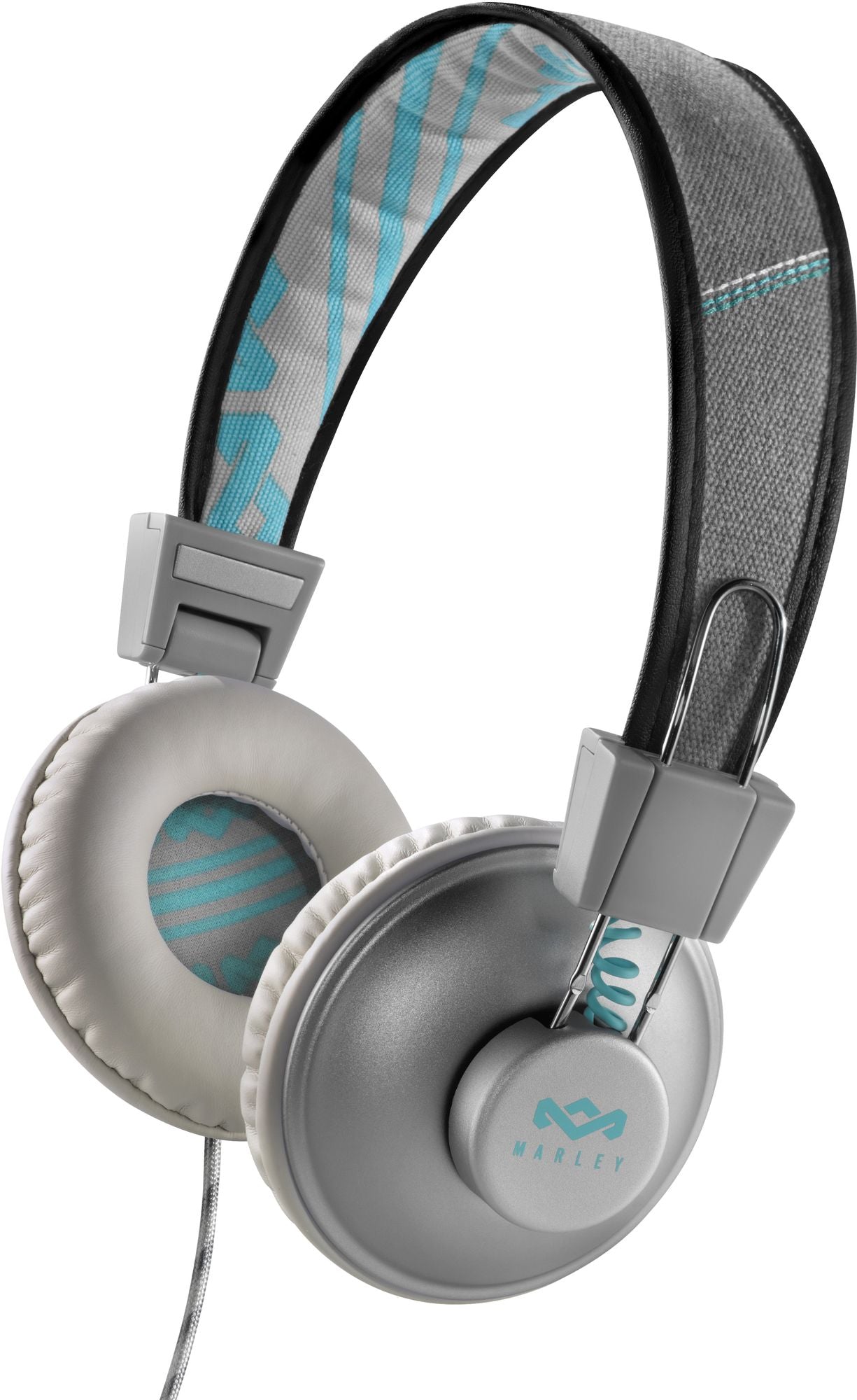 House of Marley EM-JH010-SM Positive Vibration On-Ear Headphones - Mist