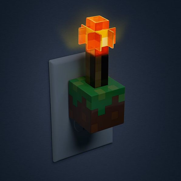 Think Geek INGT-MC-U Minecraft Redstone Torch USB Wall Charger