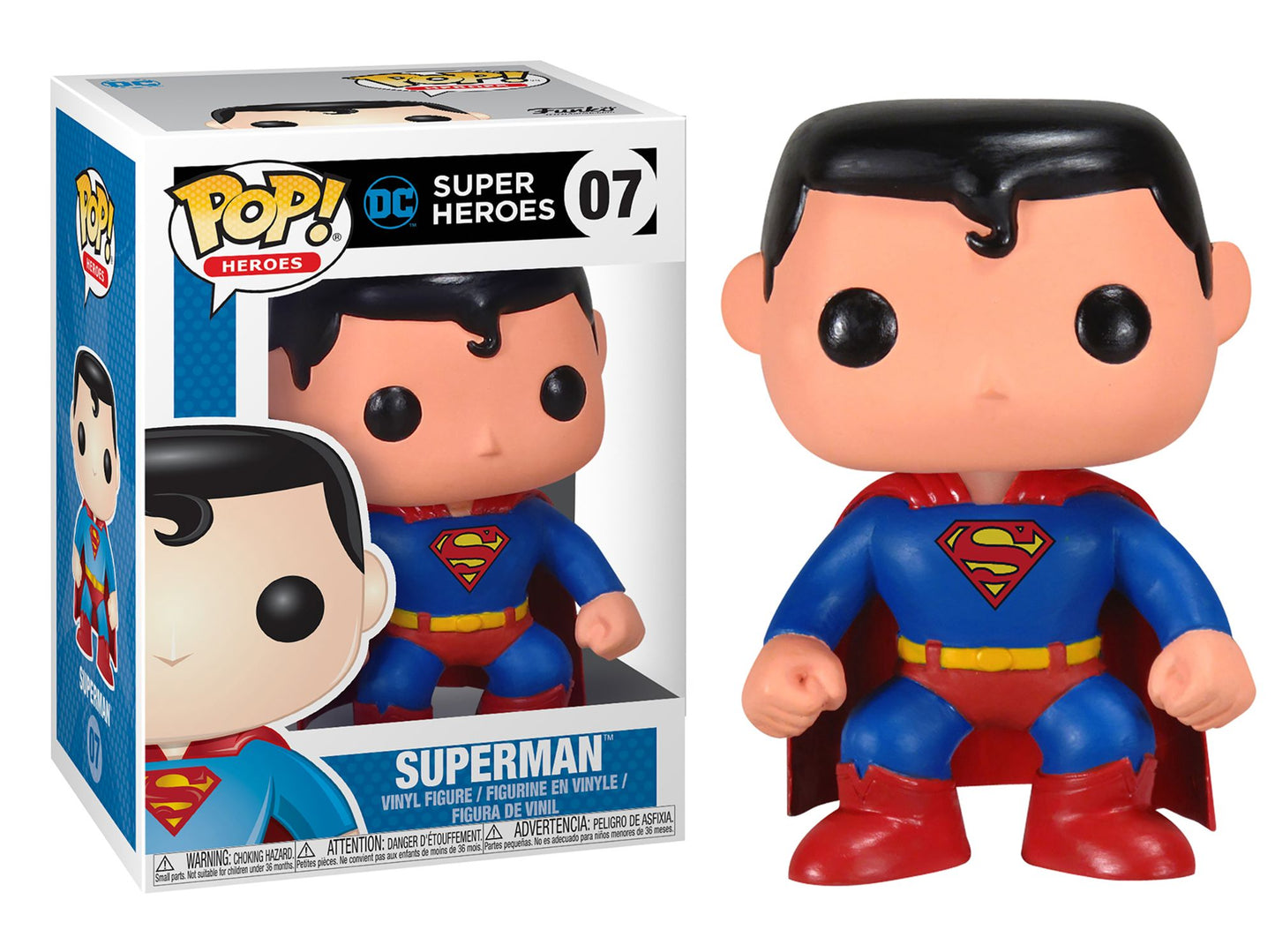 Funko DC Universe POP! Heroes Vinyl Collectors Set: Batman, Superman, and Flash