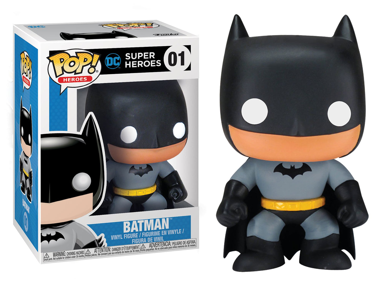 Funko DC Universe POP! Heroes Vinyl Collectors Set: Batman, Superman, and Flash