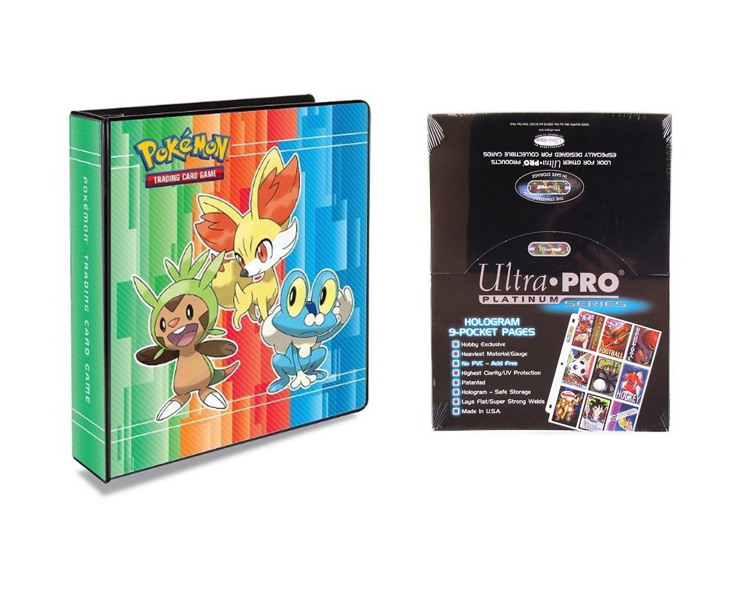 Ultra Pro Pok¿mon X & Y 2" 3-Ring Binder Card Album with 100 Ultra Pro Platinum 9-Pocket Sheets