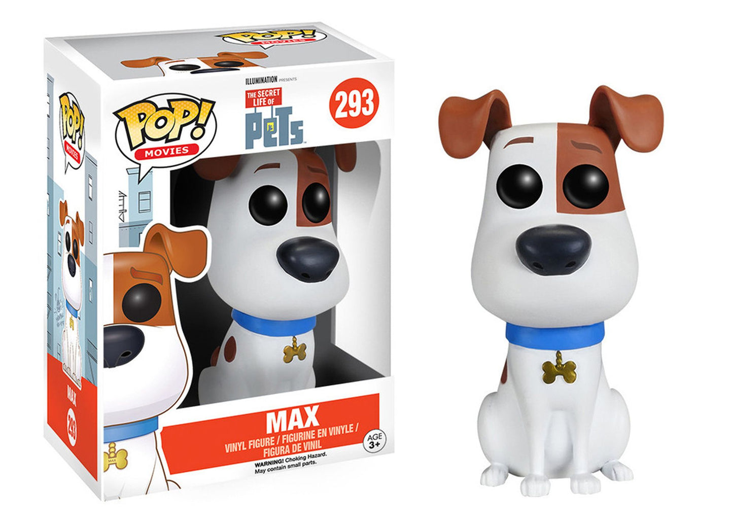 Funko The Secret Life of Pets: POP! Movie Collectors Set; Max, Chloe, Duke, Snowball & Gidget