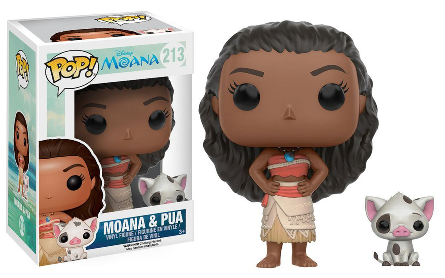 Funko Disney Princess Moana: POP! Disney Collectors Set; Princess Moana & Pua, Maui