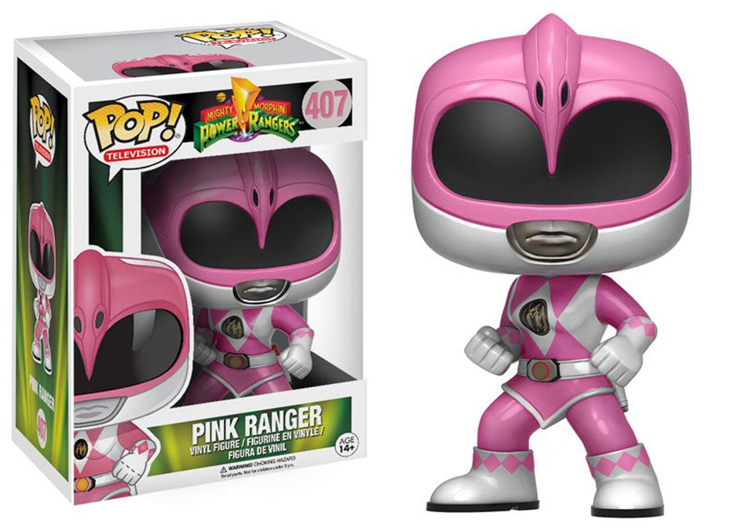 Funko POP! TV: Power Rangers POP! Collectors Set; Red Ranger, Pink Ranger, White Ranger