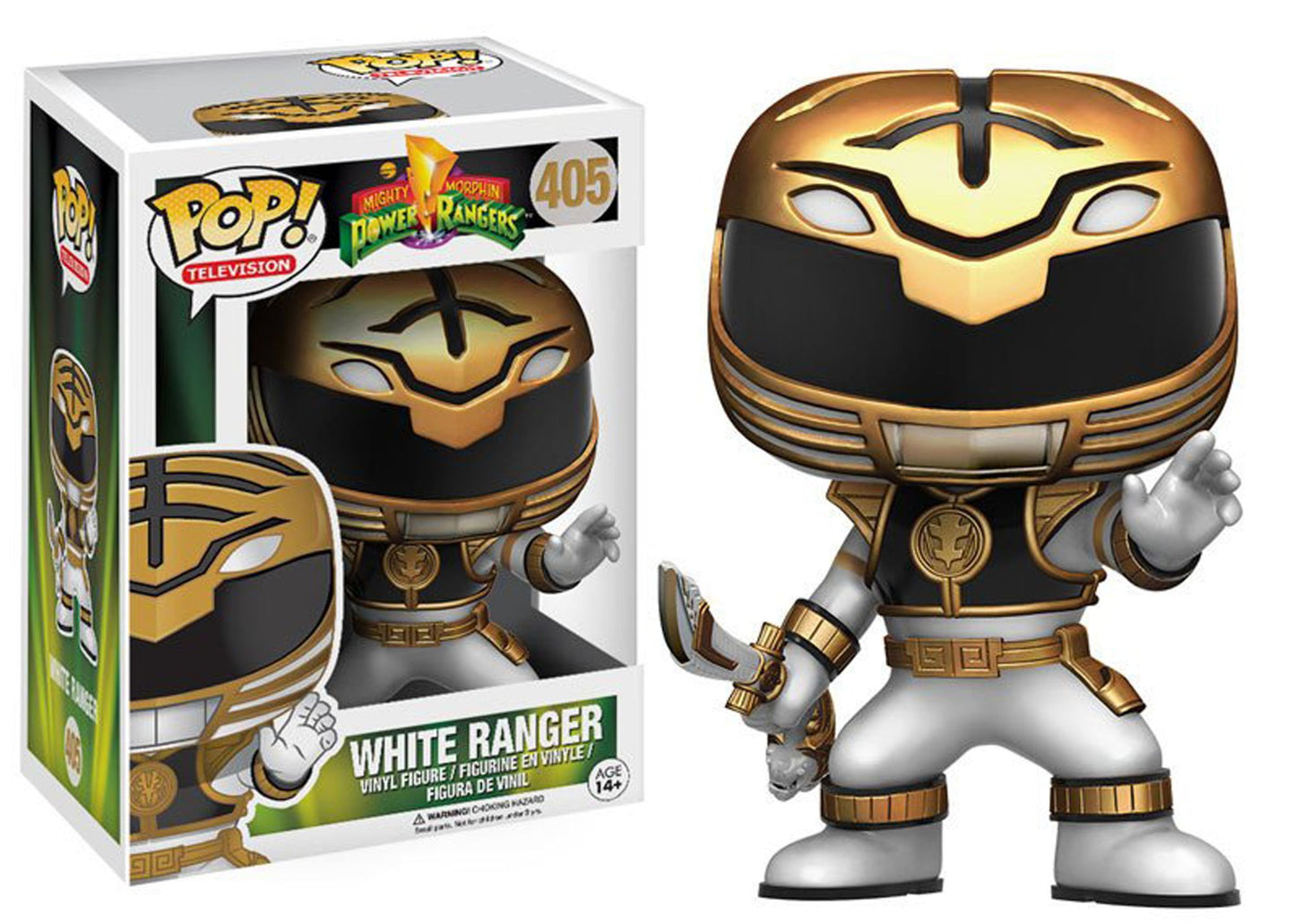 Funko POP! TV: Power Rangers POP! Collectors Set; Red Ranger, Pink Ranger, White Ranger