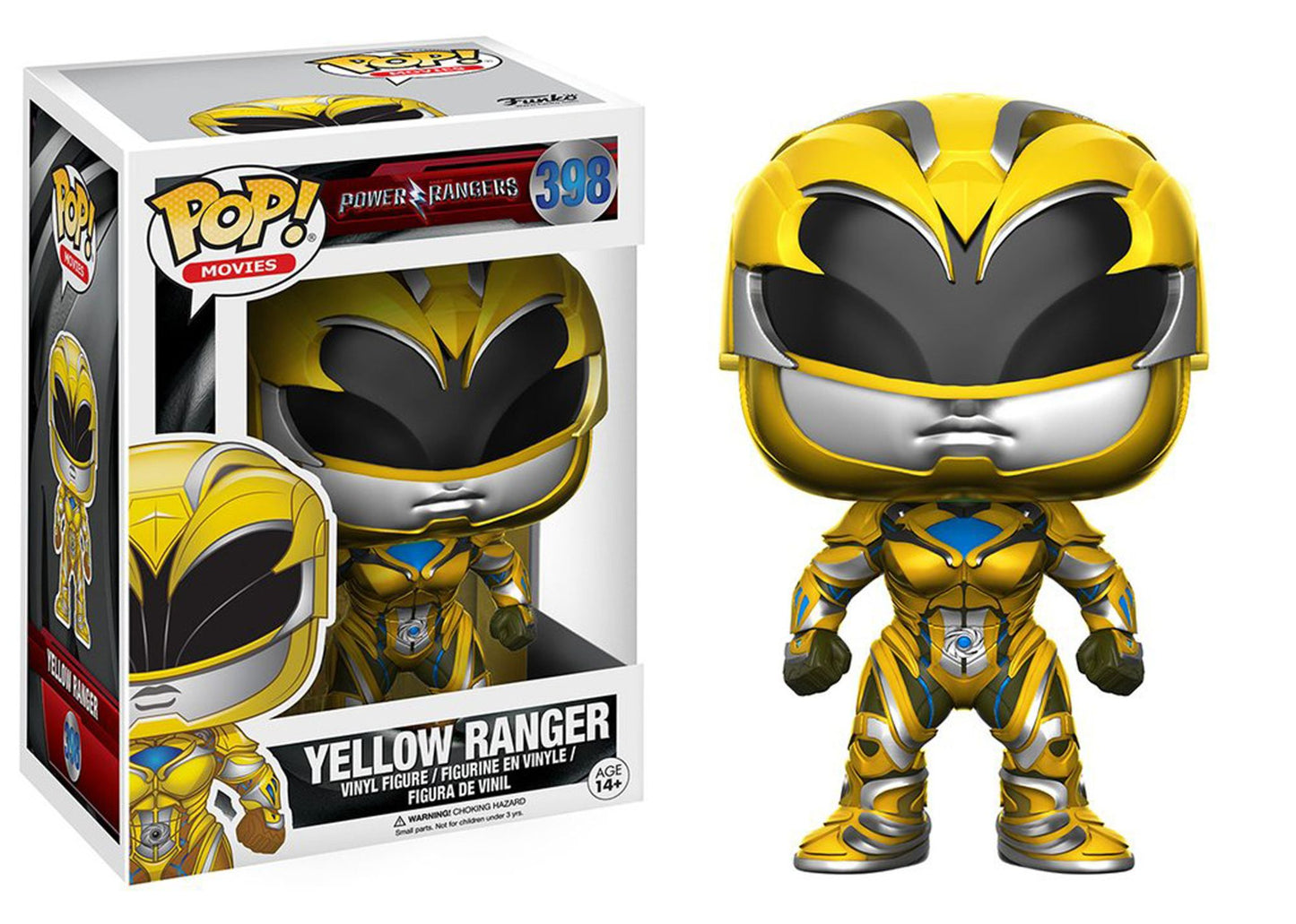 Funko POP! Movies Power Rangers Collectors Set; Red Ranger, Black Ranger, Blue Ranger, Pink Ranger, Yellow Ranger
