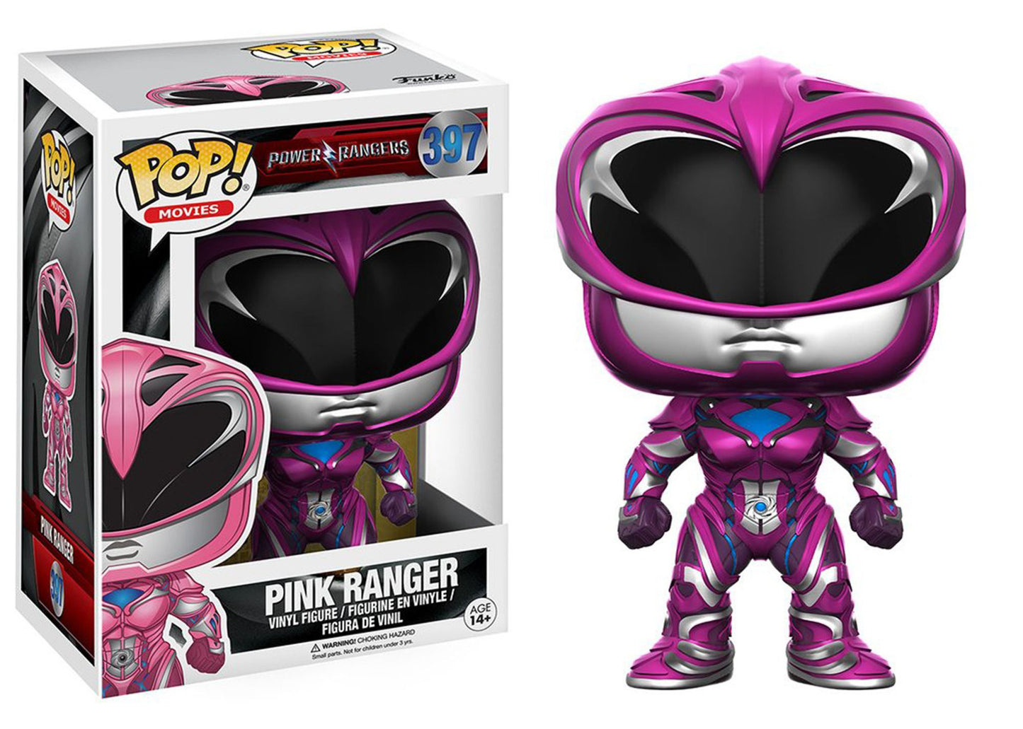 Funko POP! Movies Power Rangers Collectors Set; Red Ranger, Black Ranger, Blue Ranger, Pink Ranger, Yellow Ranger
