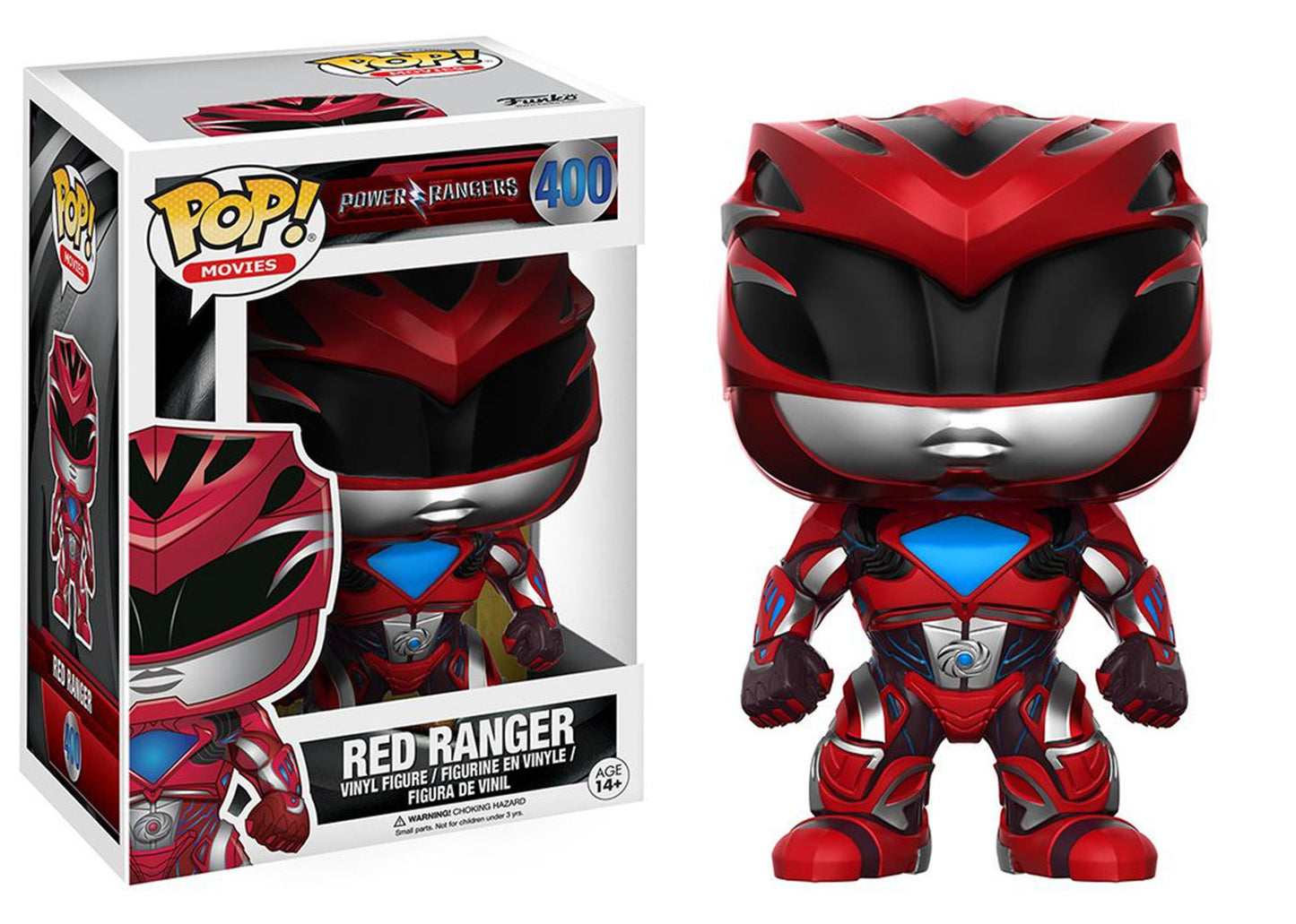Funko POP! Movies Power Rangers Collectors Set; Red Ranger, Black Ranger, Blue Ranger, Pink Ranger, Yellow Ranger