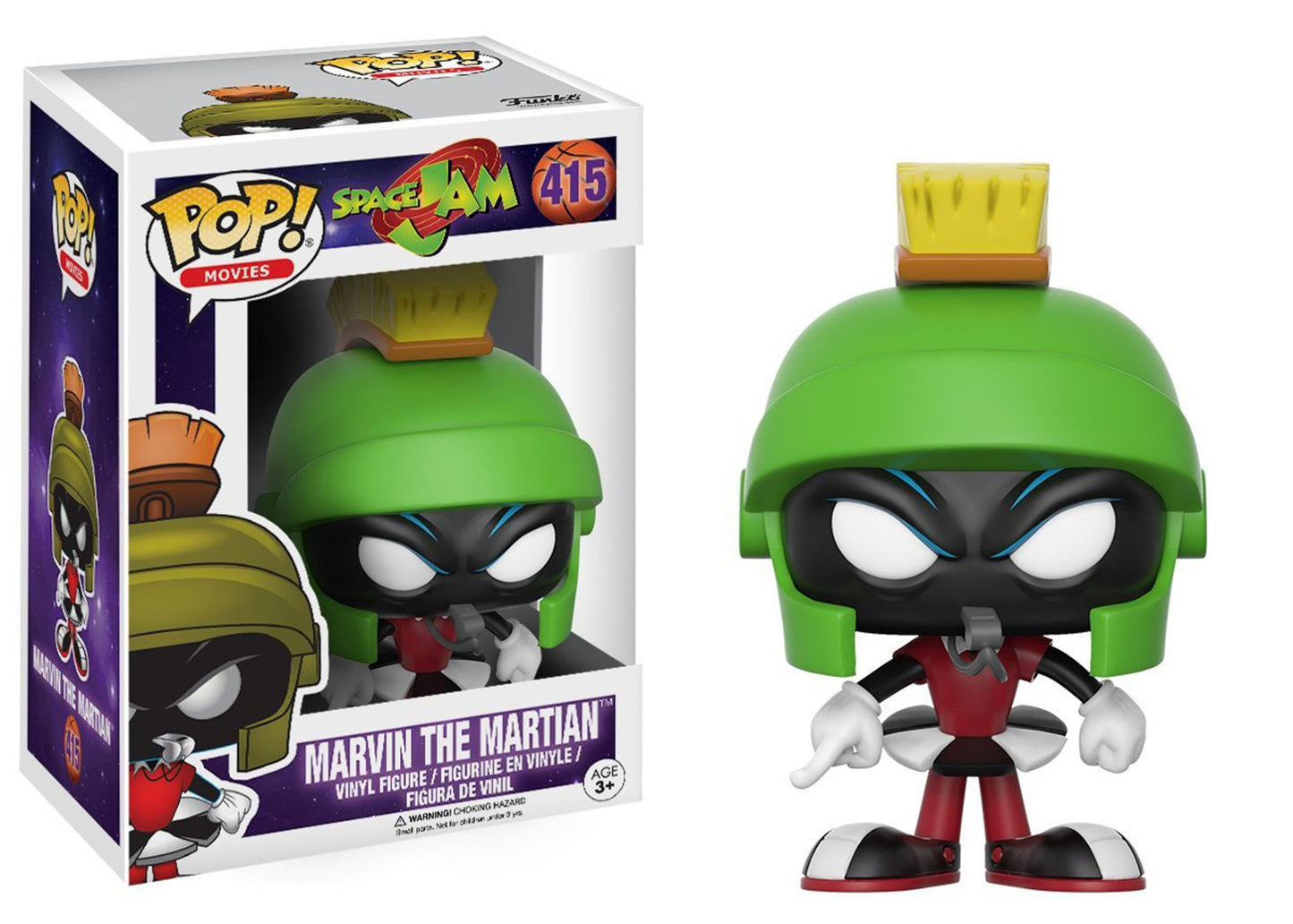 Funko POP! Movies Space Jam Collectors Set; Bugs, Taz, Marvin