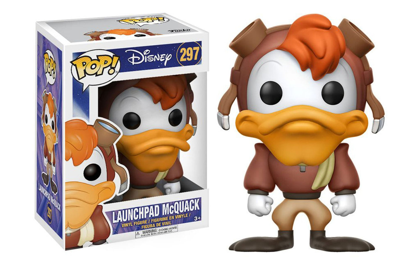 Funko POP! DisneyDarkwing Duck Collectors Set; Darkwing Duck, Launchpad McQuack, Gosalyn Mallard