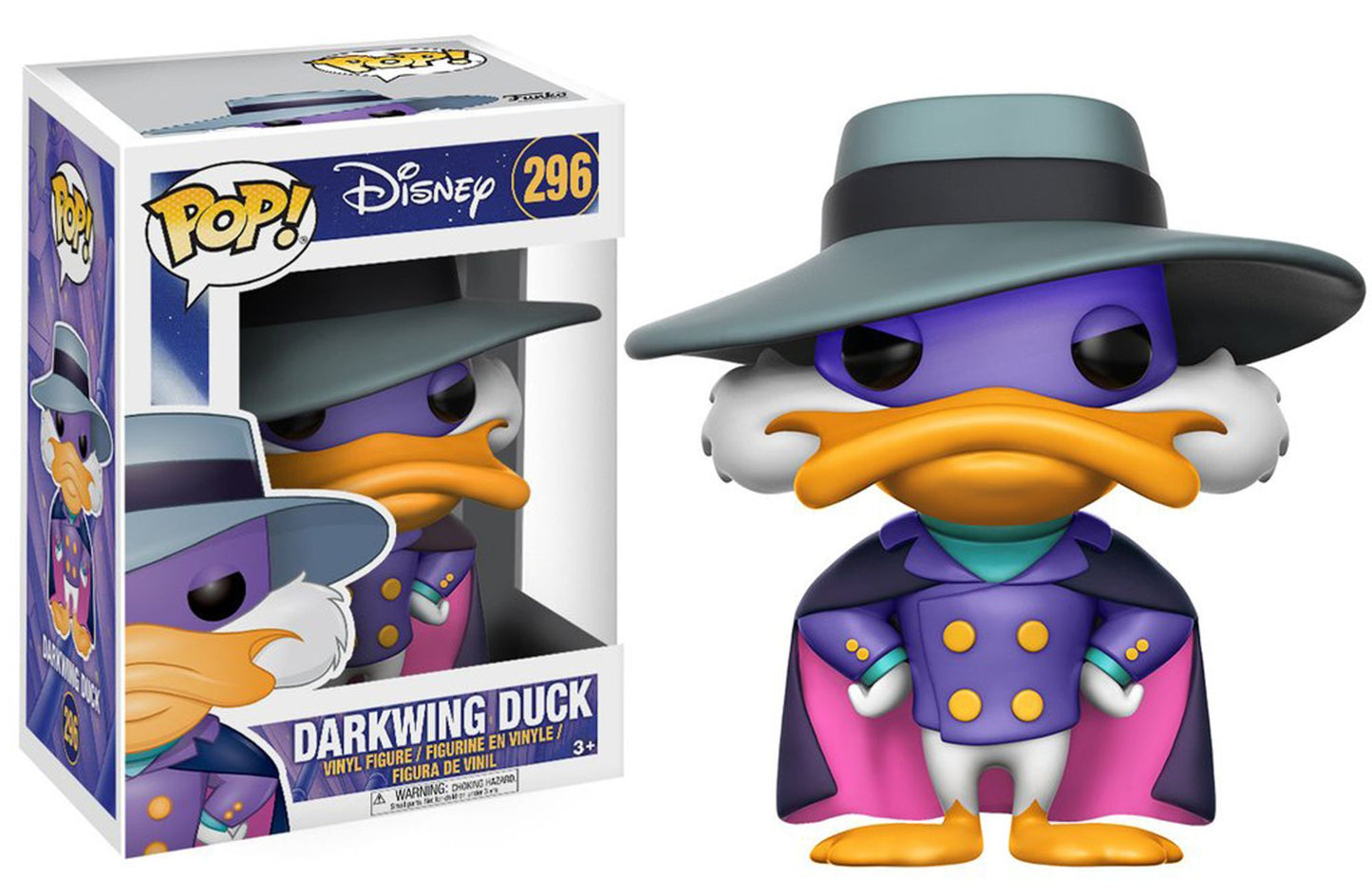 Funko POP! DisneyDarkwing Duck Collectors Set; Darkwing Duck, Launchpad McQuack, Gosalyn Mallard