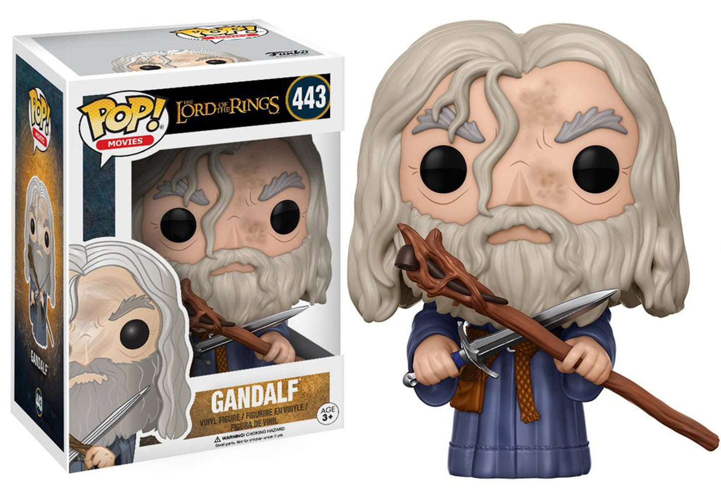 Funko POP! Movies Lord of the Rings Hobbit Collectors Set; Gandalf, Samwise Gamgee, Nazgul, Saruman