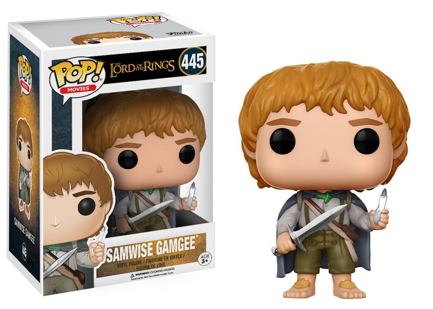 Funko POP! Movies Lord of the Rings Hobbit Collectors Set; Gandalf, Samwise Gamgee, Nazgul, Saruman