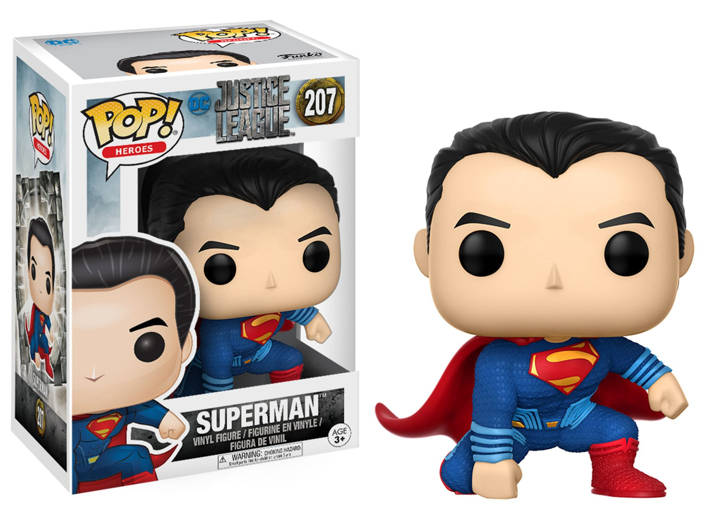 Funko POP! Movies DC Justice League Collectors Set; Batman, Aquaman, Cyborg, The Flash, Wonder Woman, Superman