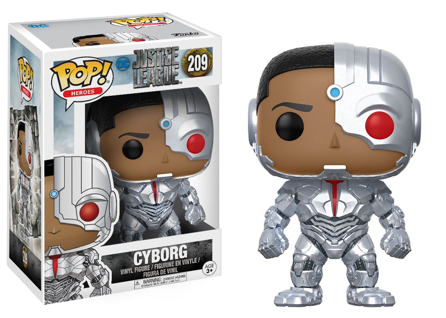 Funko POP! Movies DC Justice League Collectors Set; Batman, Aquaman, Cyborg, The Flash, Wonder Woman, Superman