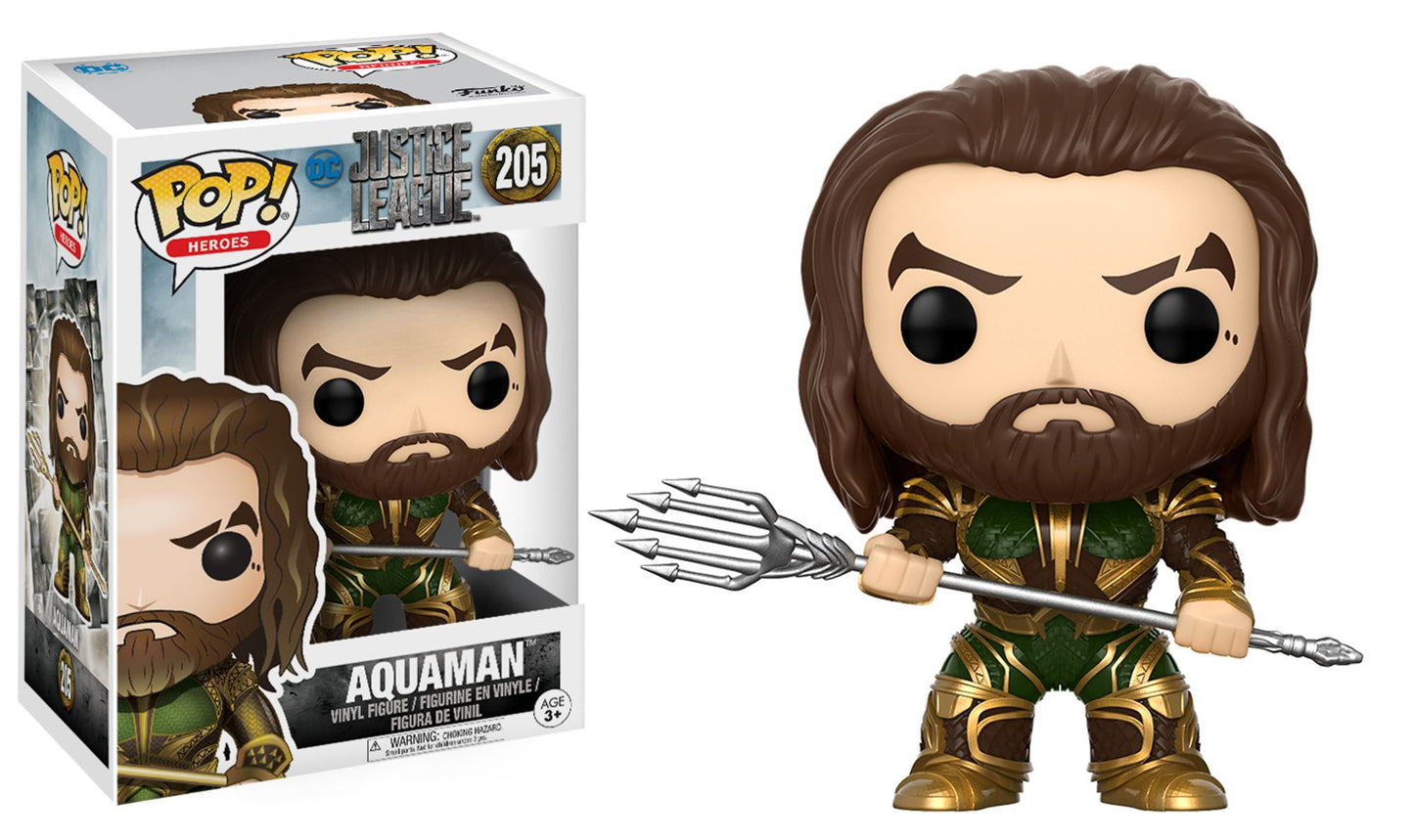 Funko POP! Movies DC Justice League Collectors Set; Batman, Aquaman, Cyborg, The Flash, Wonder Woman, Superman