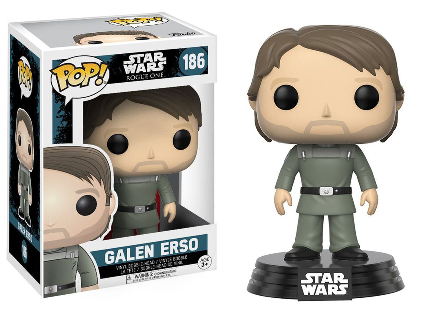 Funko POP! Star Wars Rouge One W2 Collectors Set: Galen Erso, Young Jyn Erso, Weeteef Cyubee, Death Star Droid