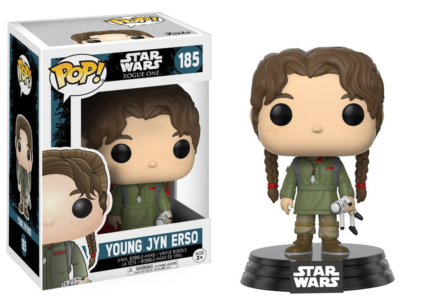 Funko POP! Star Wars Rouge One W2 Collectors Set: Galen Erso, Young Jyn Erso, Weeteef Cyubee, Death Star Droid