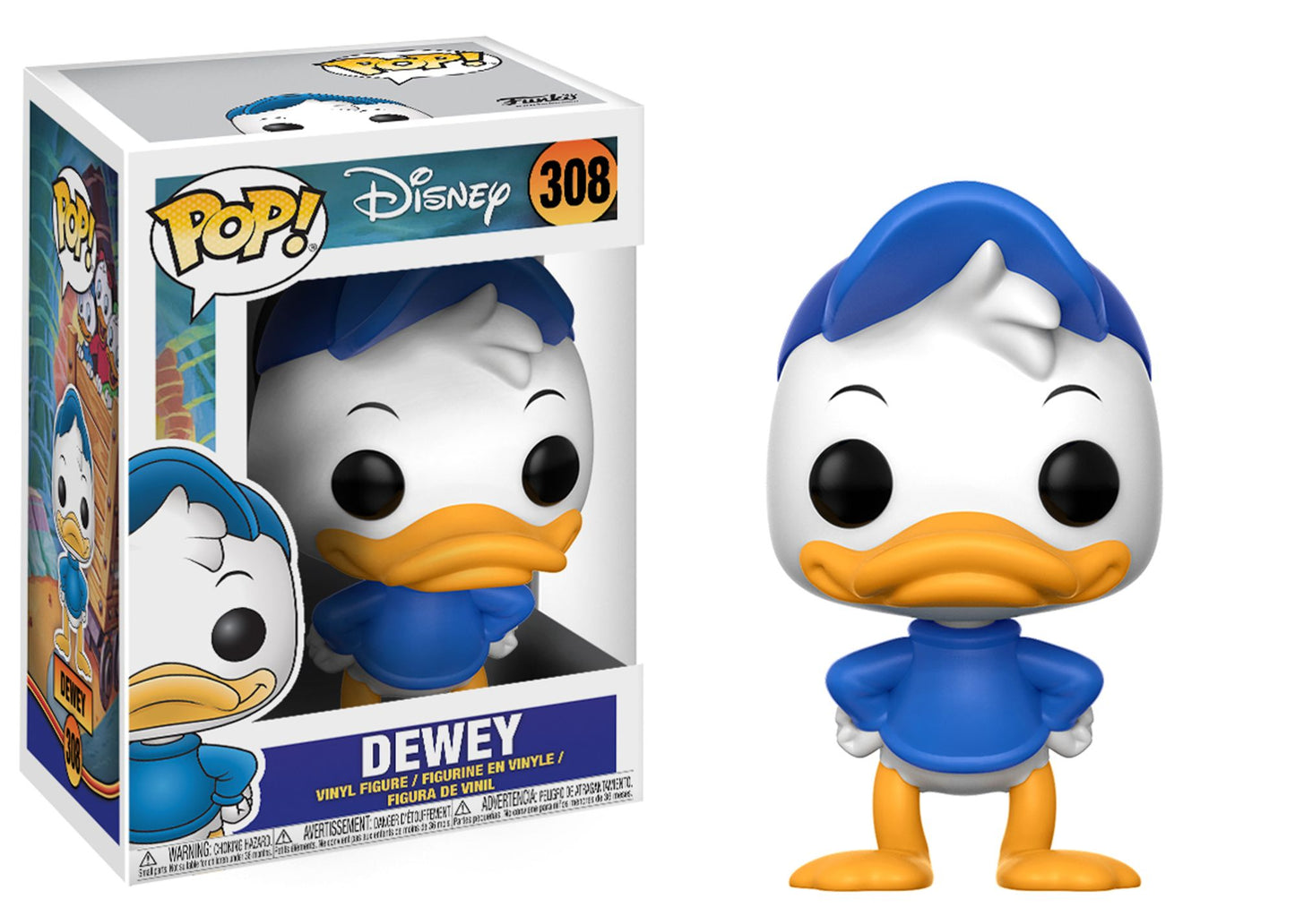 Funko POP! Disney DuckTales Collectors Set; Scrooge McDuck, Huey, Dewey, Louie, Webby
