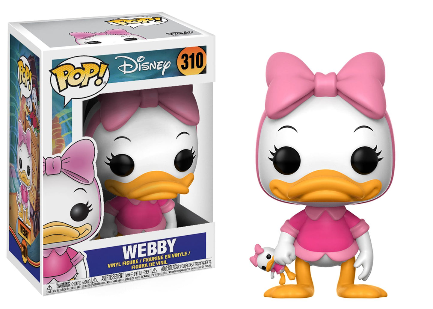 Funko POP! Disney DuckTales Collectors Set; Scrooge McDuck, Huey, Dewey, Louie, Webby
