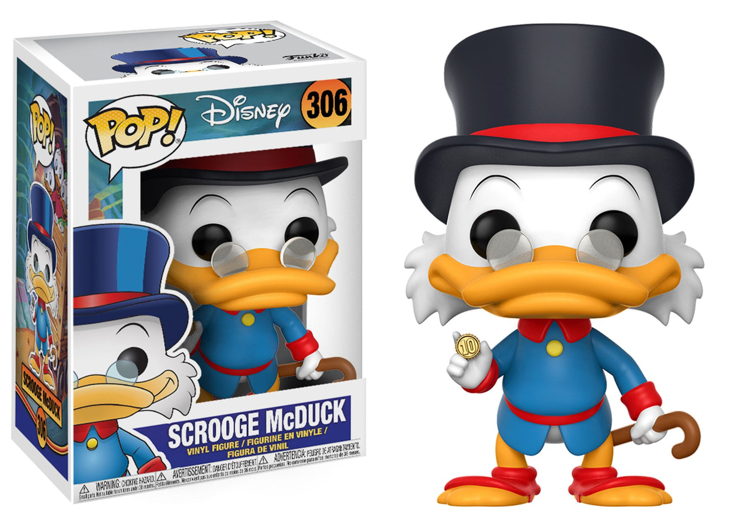 Funko POP! Disney DuckTales Collectors Set; Scrooge McDuck, Huey, Dewey, Louie, Webby