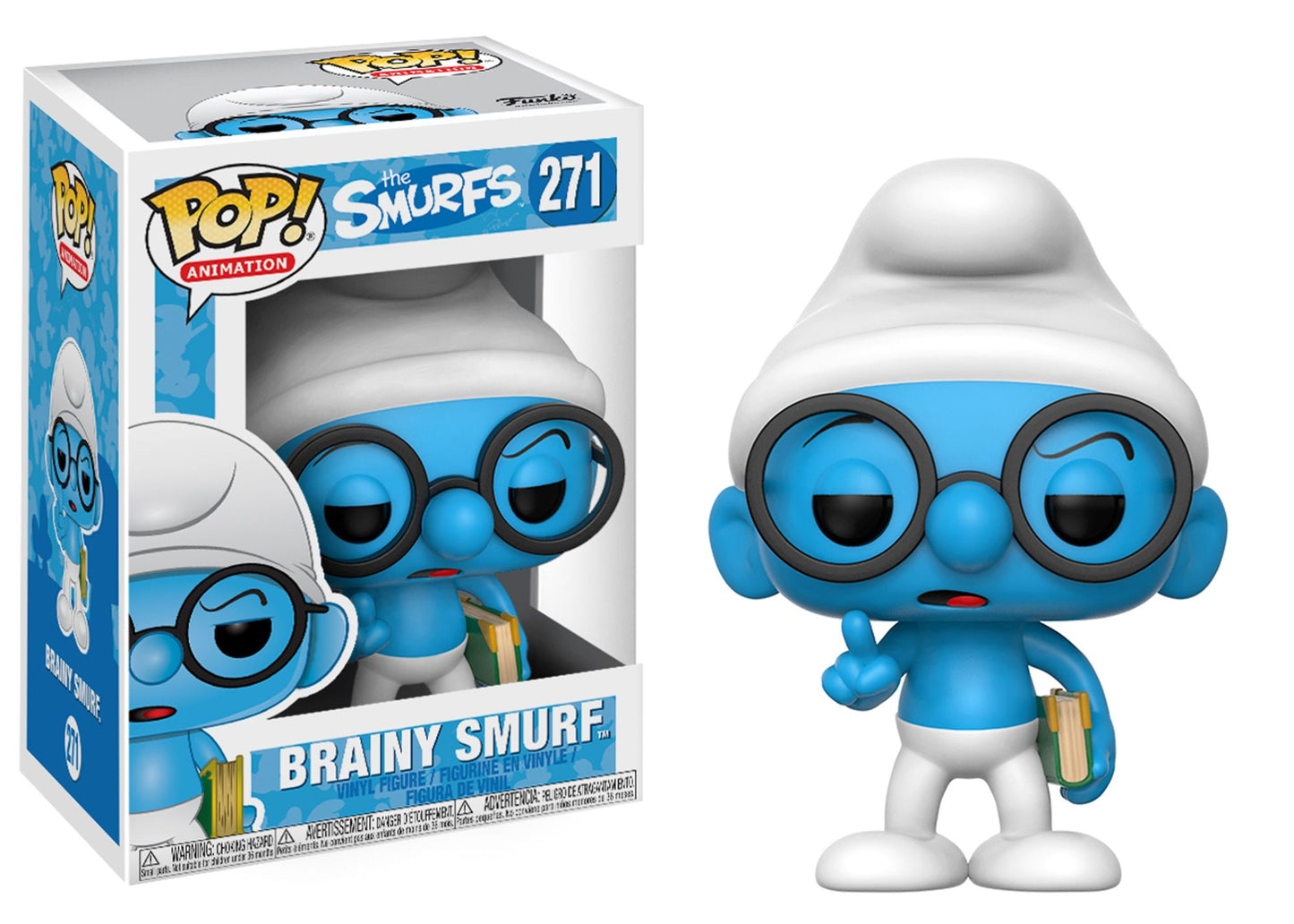 Funko POP! Animation Smurfs; Papa Smurf, Smurfette, Brainy Smurf, Gargamel(with Azrael)