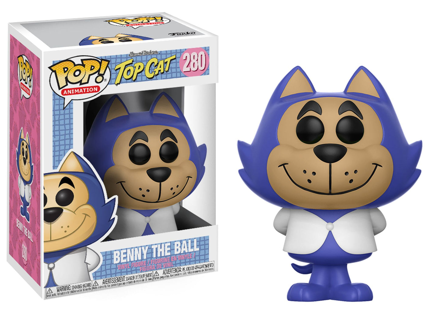 Funko POP! Animation Hanna Barbera Collectors Set; Breezly, Sneezly, Top Cat, Benny the Ball