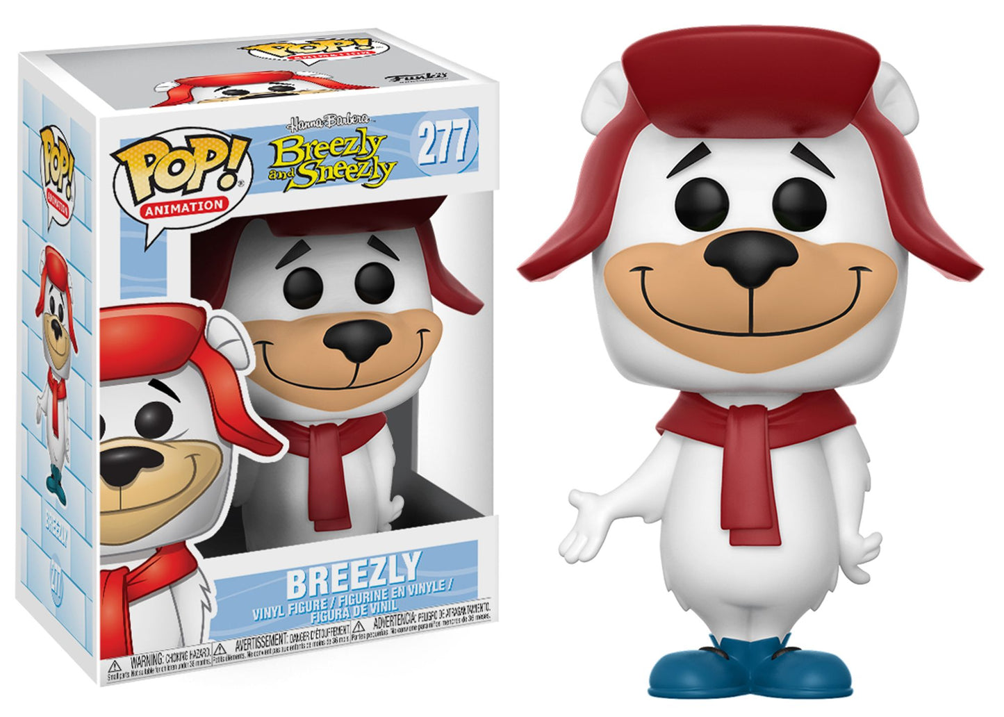 Funko POP! Animation Hanna Barbera Collectors Set; Breezly, Sneezly, Top Cat, Benny the Ball