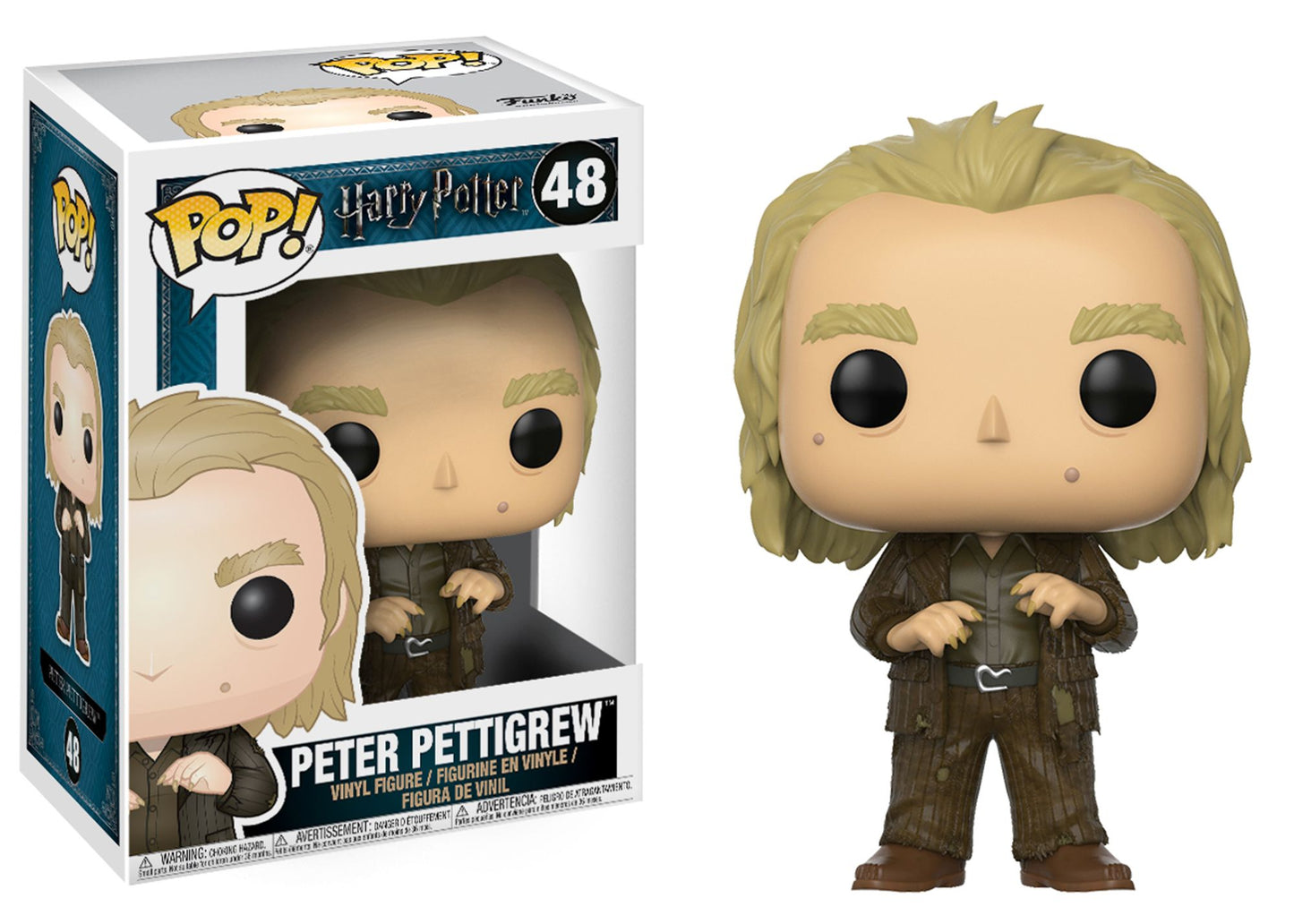 Funko POP! Movies Harry Potter Series 4 Collectors Set; Peter Pettigrew, Luna Lovegood(Lion Head), Ginny Weasley, Remus Lupin