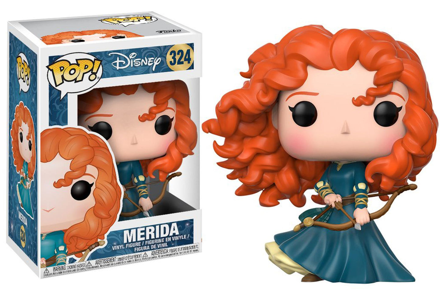 Funko POP! Disney Princess Collectors Set 2; Mulan, Merida, Aurora, Jasmine