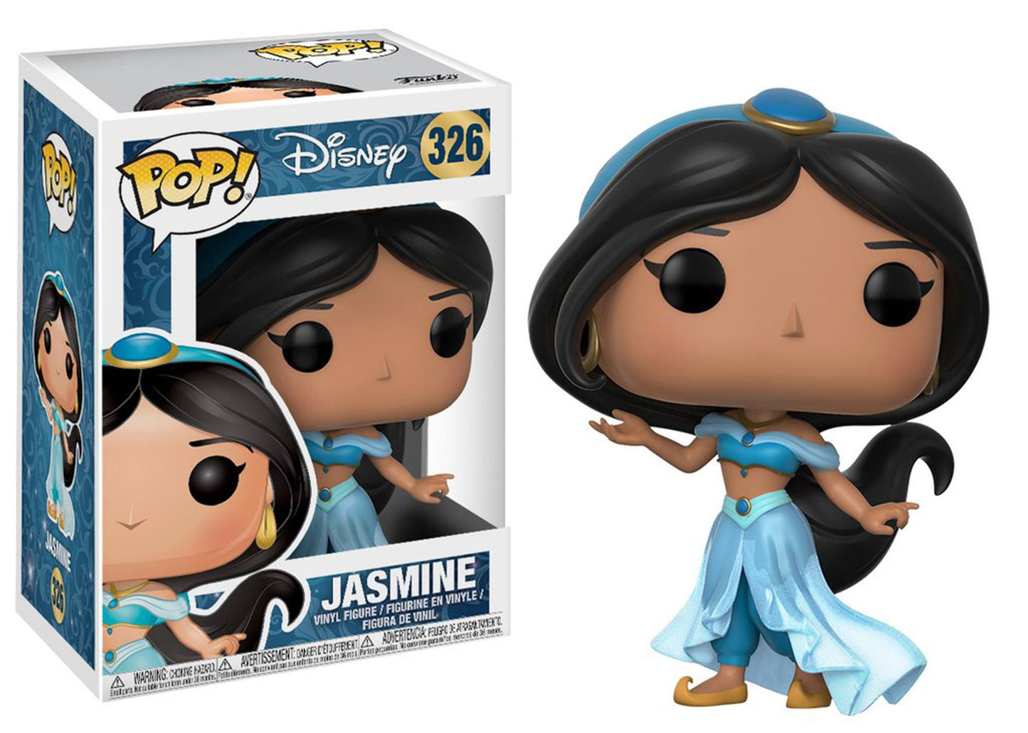 Funko POP! Disney Princess Collectors Set 2; Mulan, Merida, Aurora, Jasmine
