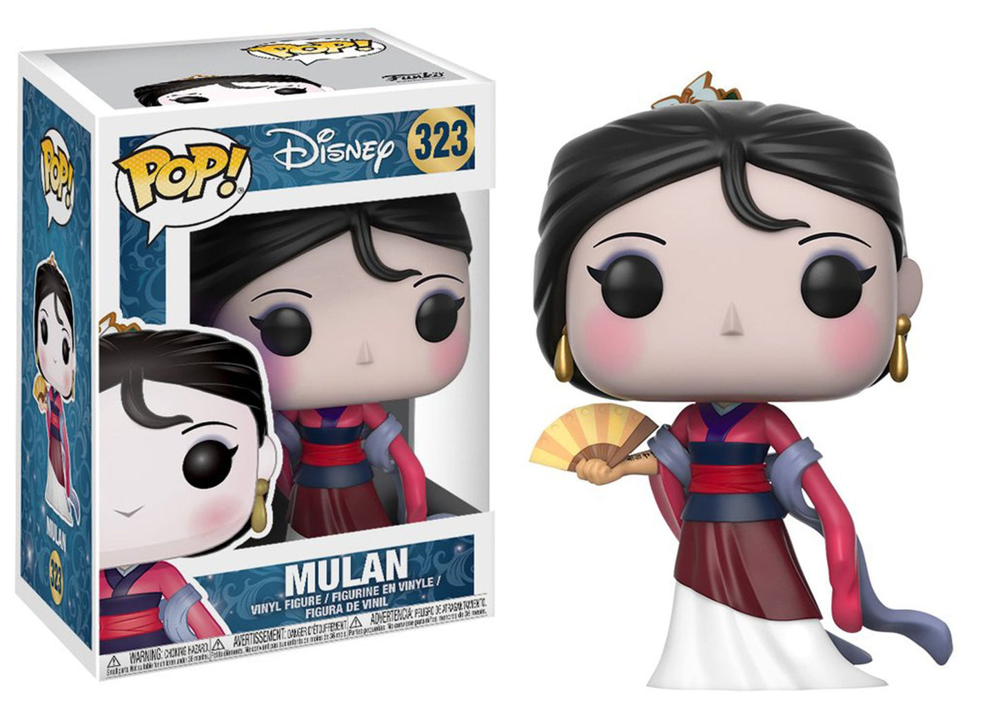 Funko POP! Disney Princess Collectors Set 2; Mulan, Merida, Aurora, Jasmine