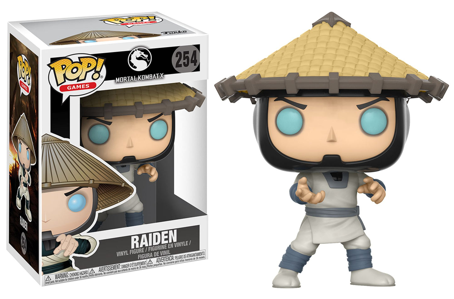 Funko POP! Games Mortal Kombat Collectors Set; Scorpion, Subzero (Possible Limited Chase Edition), Kitana, Raiden