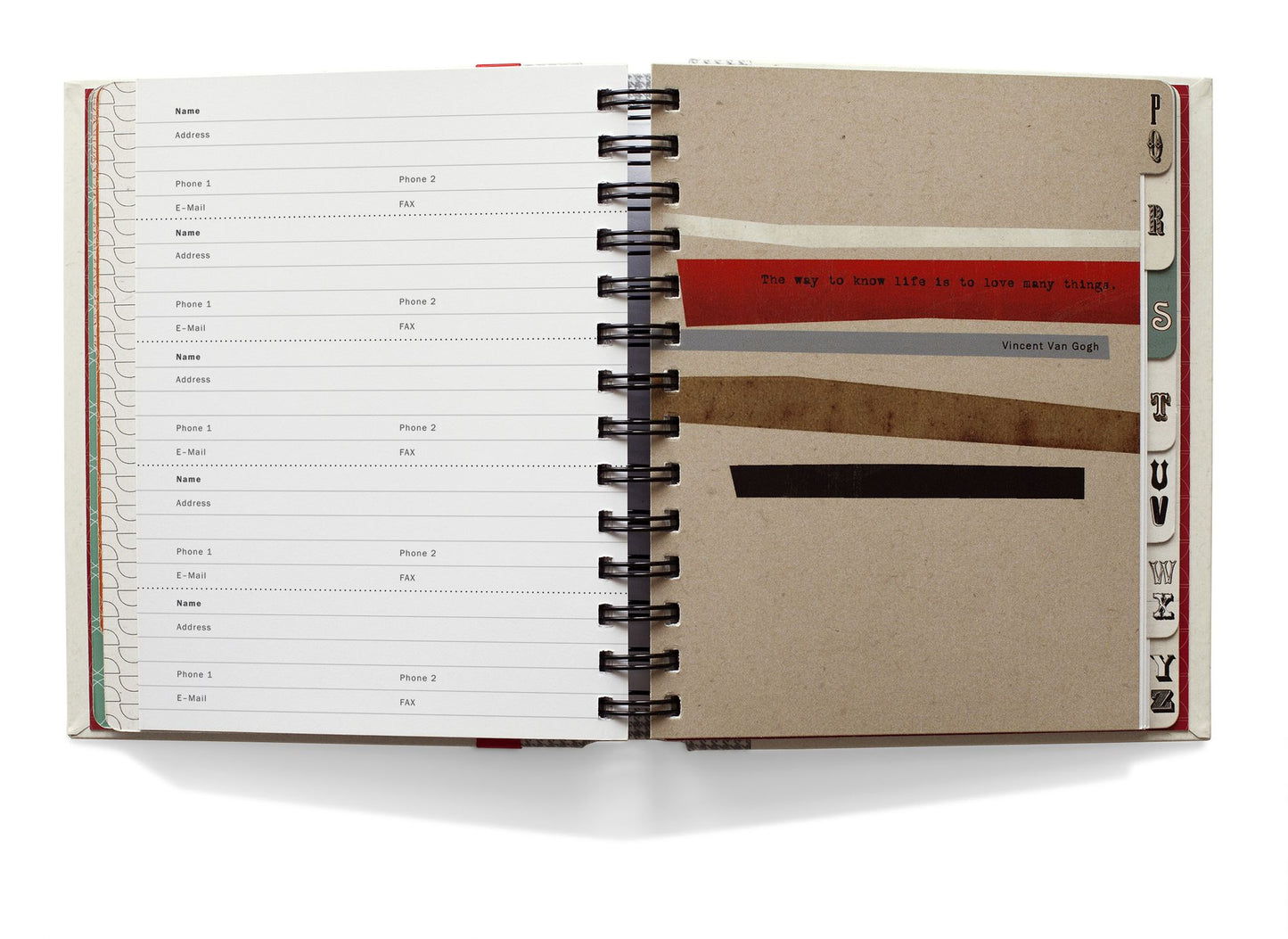 Circus Address Book 7.5" x 6.75"