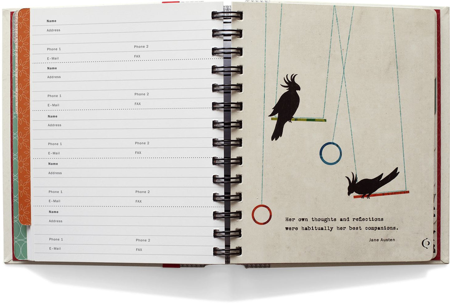 Circus Address Book 7.5" x 6.75"
